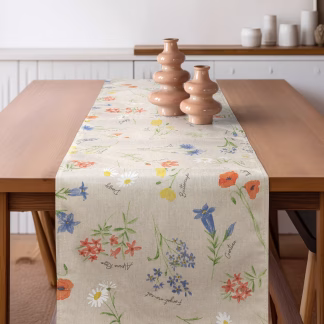 Beauty Home ΡΑΝΝΕΡ ΑΛΠΙΚΑ ΠΟΛΥΧΡΩΜΑ ΦΥΤΑ 32 cm x 1,5 m Beauty Home ΡΑΝΝΕΡ ΑΛΠΙΚΑ ΠΟΛΥΧΡΩΜΑ ΦΥΤΑ 32 cm x 1,5 m