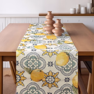 Ραννερ Στοφα Λεμονια Σε Φοντο Με Πλακακια