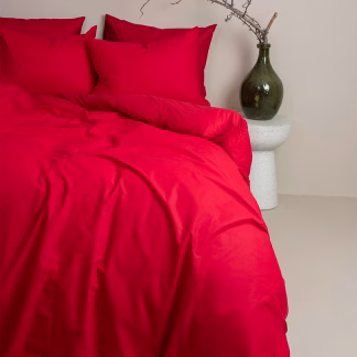 Sunshine Παπλωματοθήκη Cotton Feelings 113 Red Διπλή (200x250)