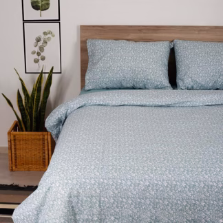 Sunshine Παπλωματοθήκη Cotton Feelings 920 Aqua Υπέρδιπλη (230x250)