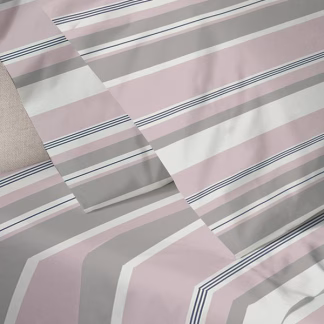 Sunshine Παπλωματοθήκη Menta Εμπριμέ 550 Pink Υπέρδιπλη (230x250)