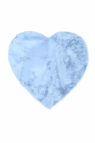 Παιδικό χαλί Bunny Kids Heart Blue - 100 x 100 cm