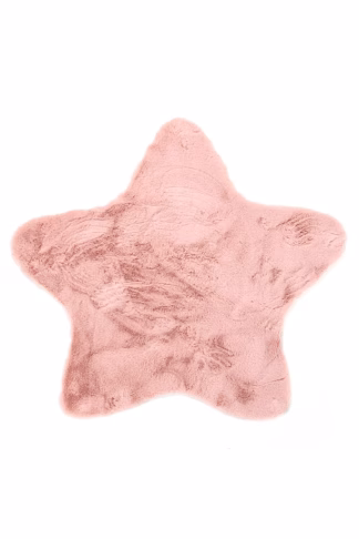 Παιδικό χαλί Bunny Kids Star Pink - 100 x 100 cm