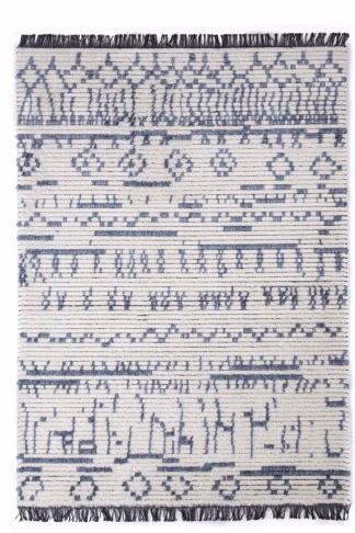 Χαλί Iris 191 CREAM BLUE - 200 x 250 cm