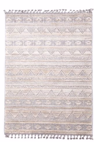 Χαλί La Casa 725A WHITE L.GRAY - 67 x 300 cm