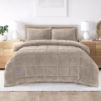 LINO Κουβερτοπάπλωμα Υπέρδιπλο (220x240) Lofti Taupe