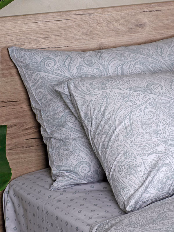 Σετ Σεντόνια Cotton Feelings 2040 Grey Μονό με λάστιχο(105x205+30) Σετ Σεντόνια Cotton Feelings 2040 Grey Μονό με λάστιχο(105x205+30)