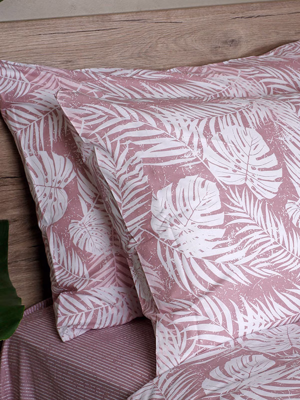 Σετ Σεντόνια Cotton Feelings 2038 Pink Μονό με λάστιχο(105x205+30) Σετ Σεντόνια Cotton Feelings 2038 Pink Μονό με λάστιχο(105x205+30)
