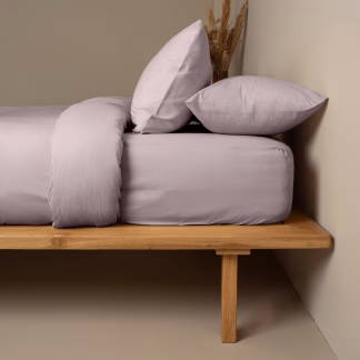 Sunshine Σετ Σεντόνια Cotton Feelings 107 Dark Grey Υπέρδιπλο με λάστιχο (170x205+30)