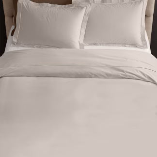 Sunshine Σετ Σεντόνια Satin μονόχρωμα Beige King Size (270x280)