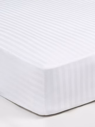 Κατωσέντονο Satin Stripes με λάστιχο Διπλό (160x200+40)