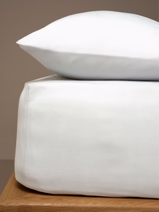 Κατωσέντονο Menta με λάστιχο 1 White Διπλό (160x200+40)