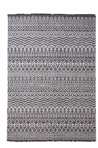 Χαλί Casa Cotton BLACK 22077 - 192 x 250 cm