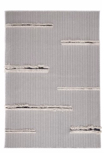Χαλί Naturel 1026 BLACK COTTON - 120 x 180 cm