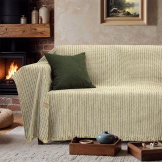 LINO Ριχτάρι Καναπέ Τριθέσιο (180x300) Velora Λαδί LINO Ριχτάρι Καναπέ Τριθέσιο (180x300) Velora Λαδί