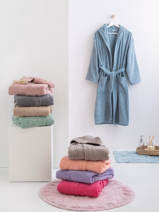 Μπουρνούζι Bath Collection Funky Misty Medium
