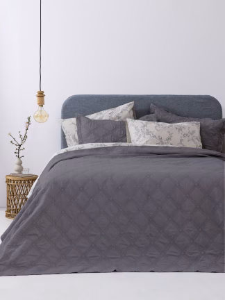 Σετ Κουβερλί King size 260x240 IFIGENEIA GREY Σετ Κουβερλί King size 260x240 IFIGENEIA GREY