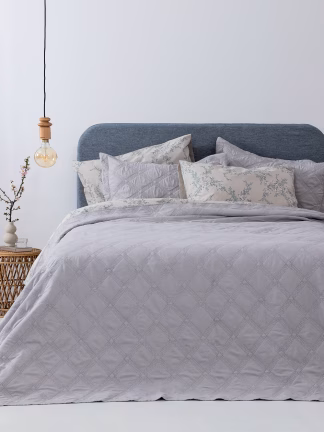 Σετ Κουβερλί King size 260x240 IFIGENEIA SILVER Σετ Κουβερλί King size 260x240 IFIGENEIA SILVER