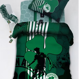 Palamaiki Σετ Παπλωματοθήκη Μονή Panathinaikos F.C. 170x250 FC11
