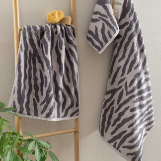 Palamaiki Πετσέτα Προσώπου Towels Collection 50x90 ZEB GREY