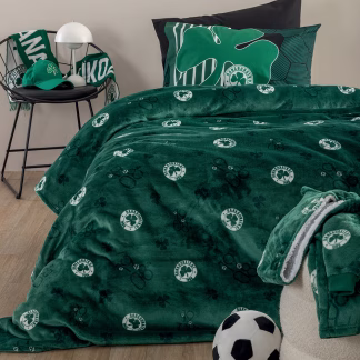 Palamaiki Κουβέρτα Ημίδιπλη 160x220 PANATHINAIKOS BL