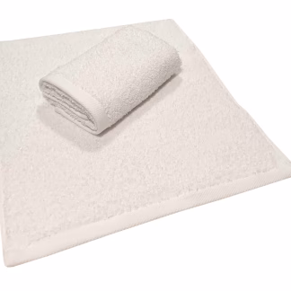 Πετσέτα ΚΟΜΒΟΣ Πεννιέ PLAIN LINE 500γρ/μ2 WHITE Χειρός 30x50