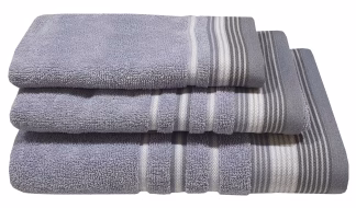 Πετσέτα Satin Stripe Πεννιέ 450γρ/m2 100% Cotton Χειρός Levanda 30x50 Πετσέτα Satin Stripe Πεννιέ 450γρ/m2 100% Cotton Χειρός Levanda 30x50