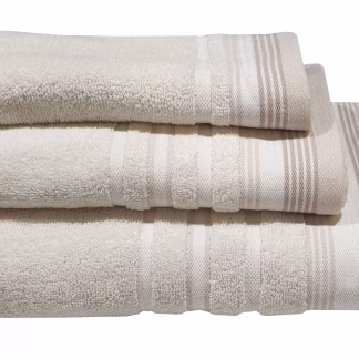 Πετσέτα ΚΟΜΒΟΣ Satin Stripe Πεννιέ 450γρ/m2 100% Cotton Σώματος Sand 70x140 Πετσέτα ΚΟΜΒΟΣ Satin Stripe Πεννιέ 450γρ/m2 100% Cotton Σώματος Sand 70x140