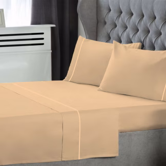 Σετ Σεντόνια Le Blanc Μονόχρωμα με Φυτίλι Polycotton 50/50 TC144 Sand Μονά 170x270 Σετ Σεντόνια Le Blanc Μονόχρωμα με Φυτίλι Polycotton 50/50 TC144 Sand Μονά 170x270