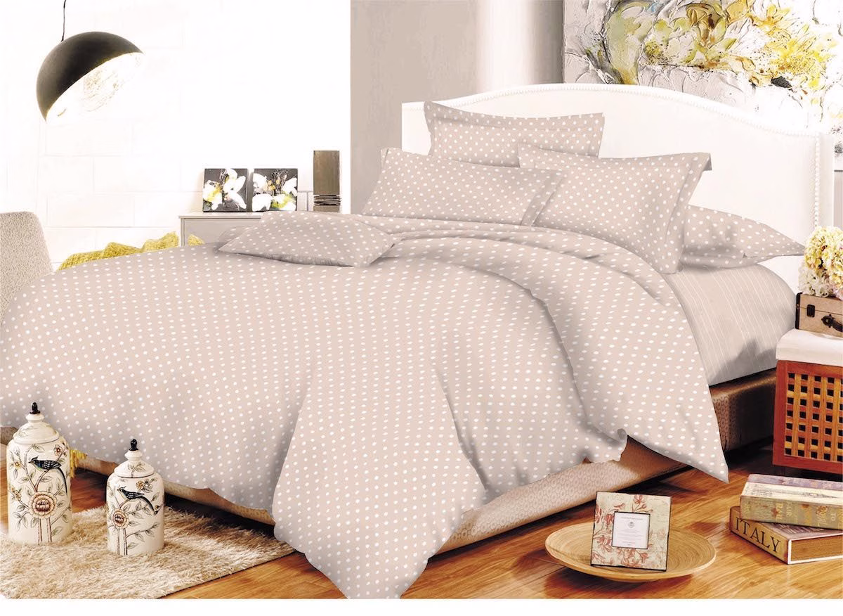 Πάπλωμα Cotton Line Printed Dots Beige Υ/διπλό 220x240 Πάπλωμα Cotton Line Printed Dots Beige Υ/διπλό 220x240