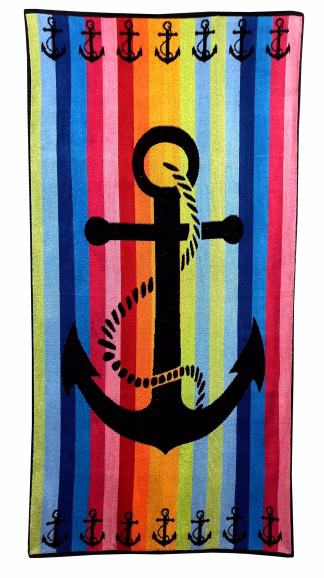 Πετσέτα Θαλάσσης Βελουτέ Zakar Design 7 Cotton 100% 85x160 Πετσέτα Θαλάσσης Βελουτέ Zakar Design 7 Cotton 100% 85x160