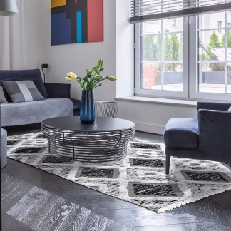 Χαλί βαμβακερό Morocotton 9240 Γκρι 125x180 Beauty Home Χαλί βαμβακερό Morocotton 9240 Γκρι 125x180 Beauty Home