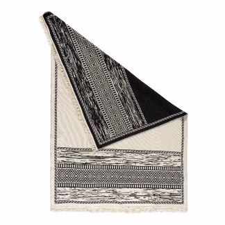 Χαλί Βαμβακερό Διπλής Όψεως Duo Art 9252 160x230 Ανθρακίτης