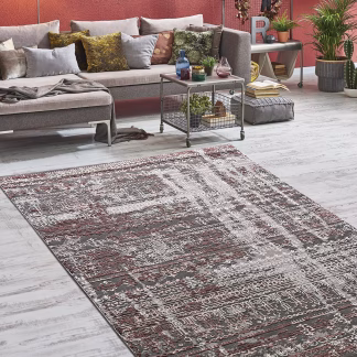 Χαλί Stylish Art 9425 Γκρι,Ροζ 160x230 Beauty Home Χαλί Stylish Art 9425 Γκρι,Ροζ 160x230 Beauty Home