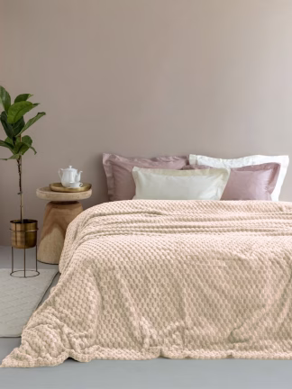 Κουβέρτα Fleece 220x240 ASTER CREME