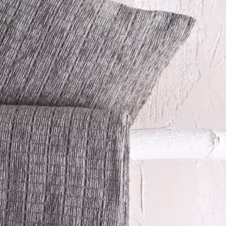 Rythmos Corvet Γκρι - Μαξιλαροθηκη 40X40