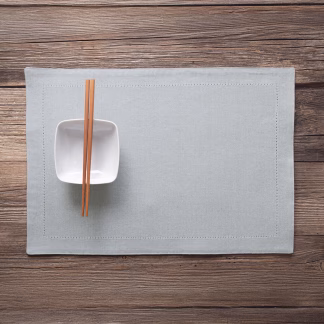 Rythmos Inez - Τραπεζομαντηλο Me Αζουρ Γκρι Σουπλα (30X50)