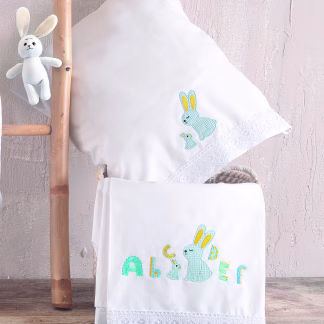 Rythmos Miffy Σιελ - Σετ Σεντονια Βρεφικα 3 Τεμ. Kenthma 100X160