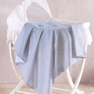 Rythmos Motiv Μπλε Σκουρο - Σετ Παπλωματοθηκη Βρεφικη 2 Τεμ. 110Χ160