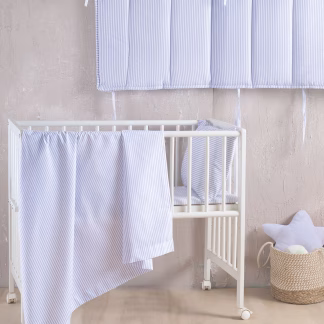 Rythmos Motiv Γαλαιζο - Σετ Παπλωματοθηκη Βρεφικη 2 Τεμ. 110Χ160 Γαλαζιο