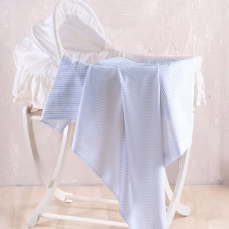 Rythmos Motiv Γαλαιζο - Σετ Παπλωματοθηκη Βρεφικη 2 Τεμ. 110Χ160 Γαλαζιο