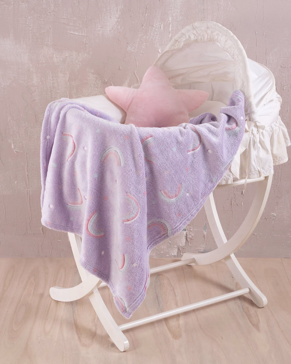 Nelie - Κουβερτα Αγκαλιας Luminus (flannel Fleece Με Sherpa) 80x110 Nelie - Κουβερτα Αγκαλιας Luminus (flannel Fleece Με Sherpa) 80x110