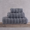 Πετσέτα Pyramid 100% Βαμβάκι Zero Twist 530gr Ανθρακί Σετ 5 Τεμαχίων (2 30×50, 2 50×90, 1 70×140) Σε Σακούλα
