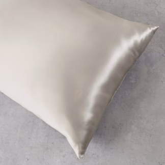 Rythmos Silk Sleep - Μπεζ Μεταξωτη Μαξιλαροθηκη Μαξιλαροθηκη (50Χ70)