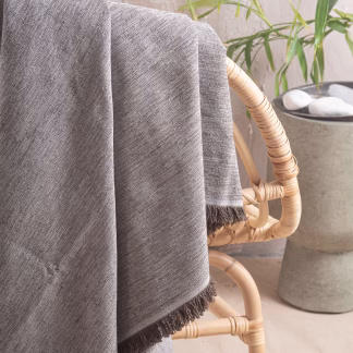 Rythmos Vernier Καφε - Μαξιλαροθηκη 40X40