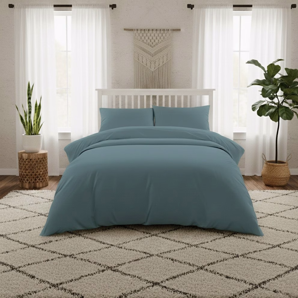Σεντονι Υπερδιπλο 240χ270 Lavish Satin Dark Aqua Σεντονι Υπερδιπλο 240χ270 Lavish Satin Dark Aqua