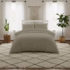 Παπλωματοθήκη Υπέρδιπλη 225×245 Lavish Satin Λαδί / Γκρι Παπλωματοθήκη Υπέρδιπλη 225×245 Lavish Satin Λαδί / Γκρι