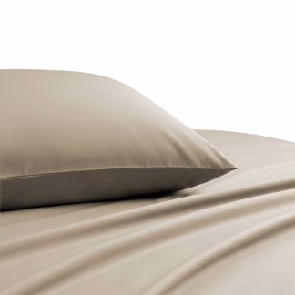 Σετ Μαξιλαροθηκες 53x72 Lavish Satin Beige