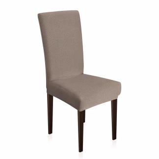 LINO Κάλυμμα Καρέκλας Ελαστικό  Elegance Τaupe