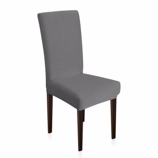 LINO Κάλυμμα Καρέκλας Ελαστικό  Elegance Σκούρο Γκρι
